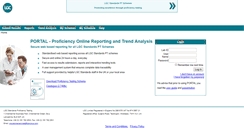 Desktop Screenshot of portal.proficiencytestingschemes.com
